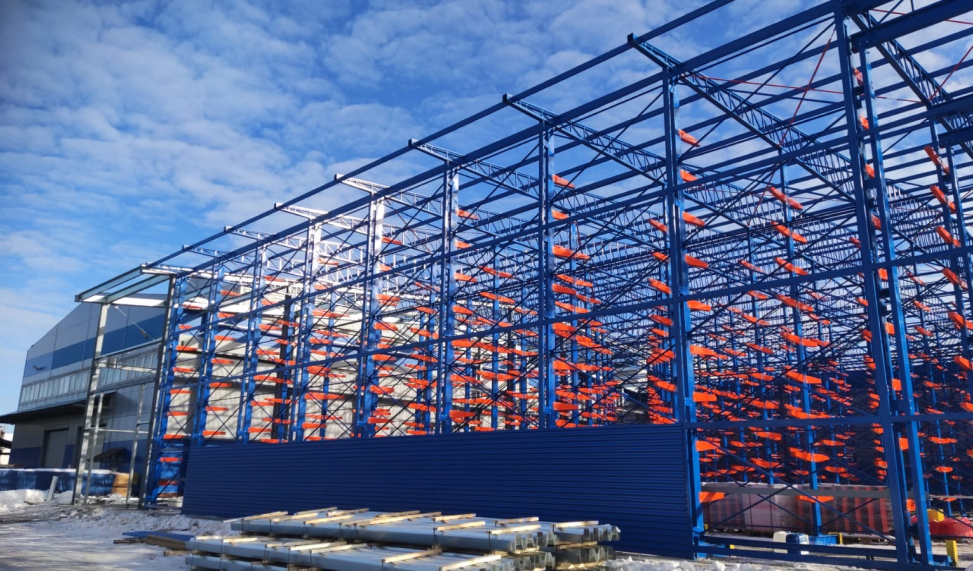 Самонесущий склад консольного исполнения