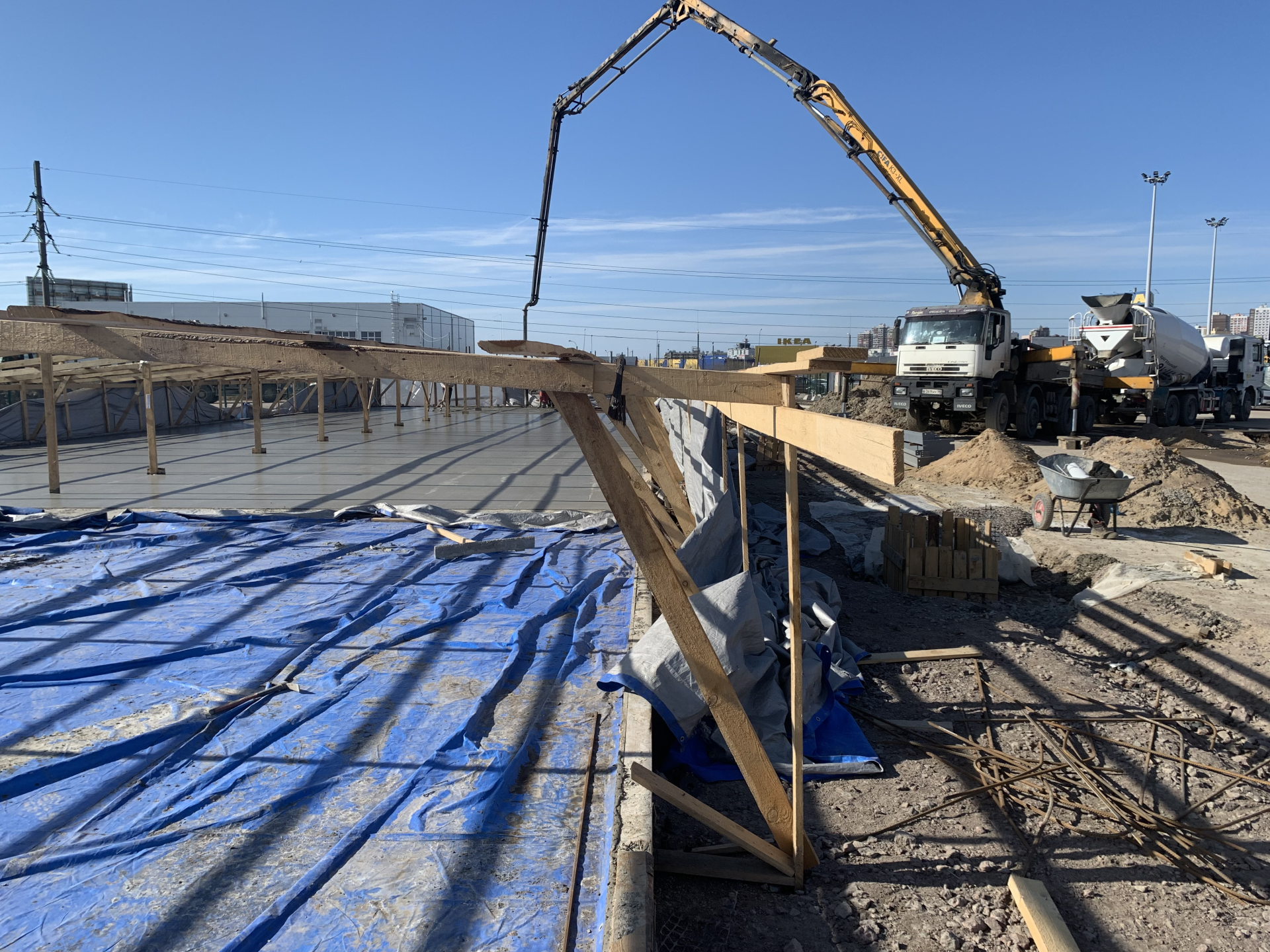 Устройство фундамента под самонесущий склад