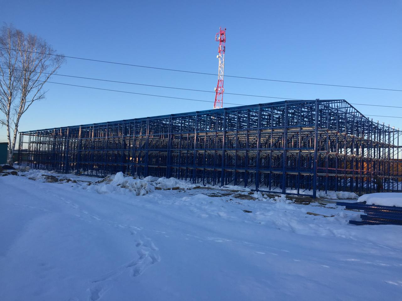 Работы по сборке снс склада