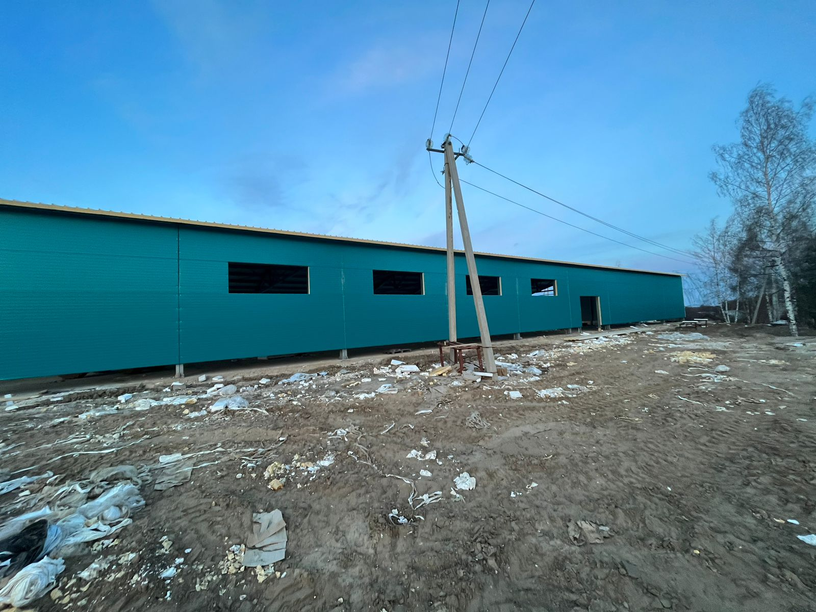 Обшивка самонесущих складов