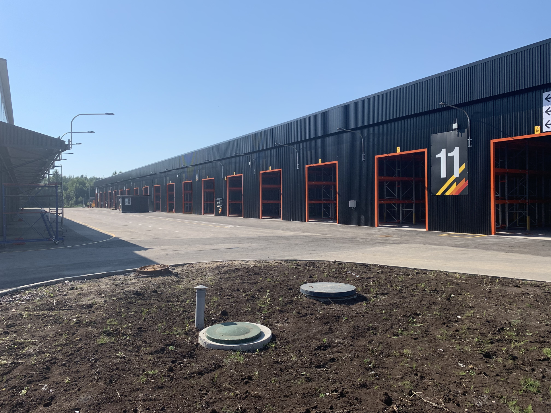 Строительство самонесущего склада в Санкт-Петербурге