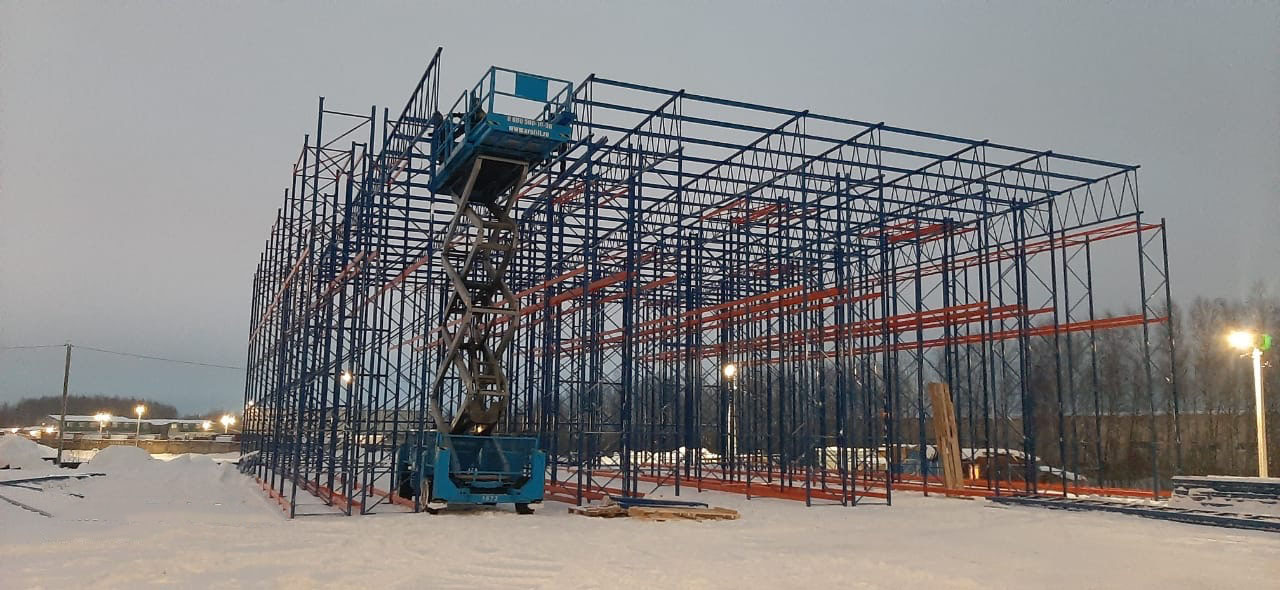 Установка самонесущего склада в Калуге