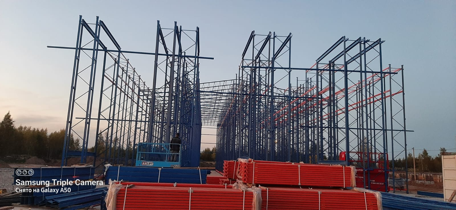 Монтаж самонесущего склада в Казани