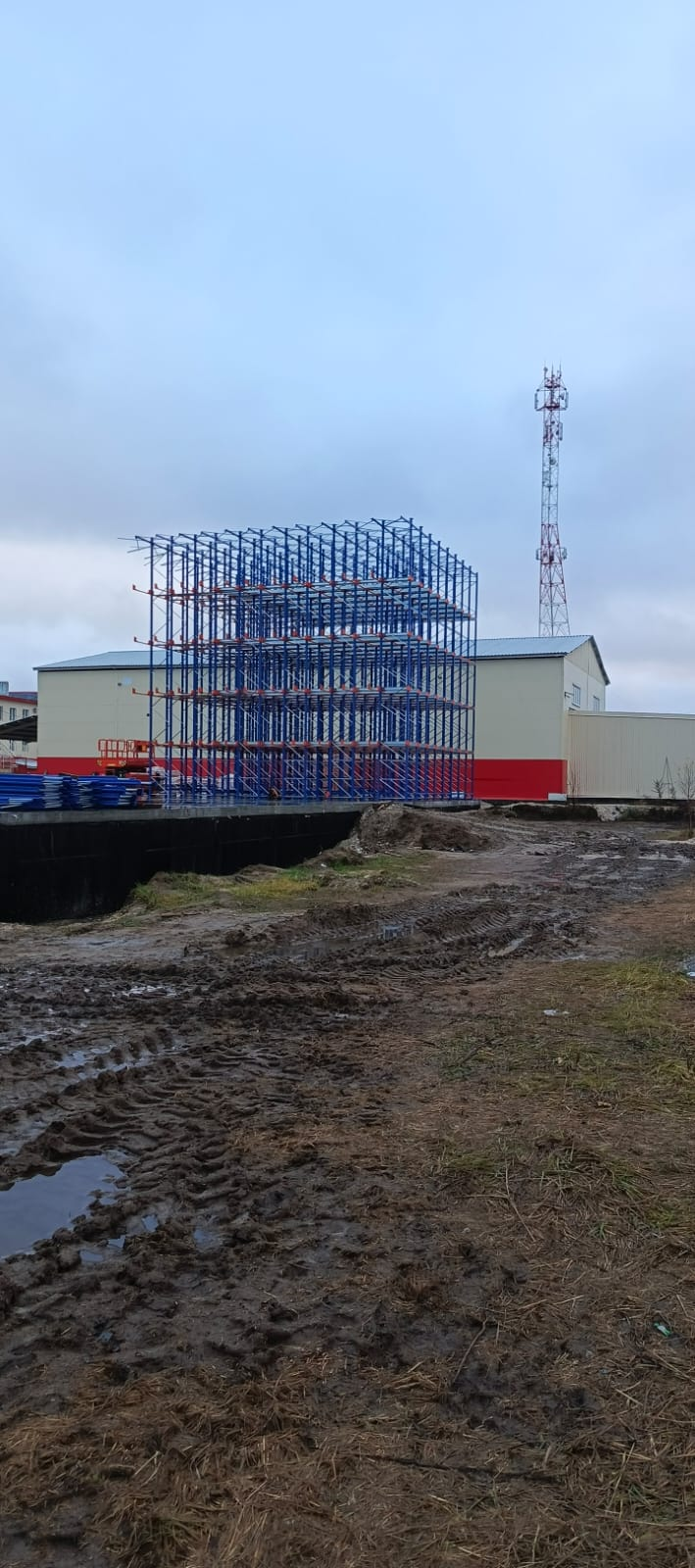 Строительство самонесущего склада