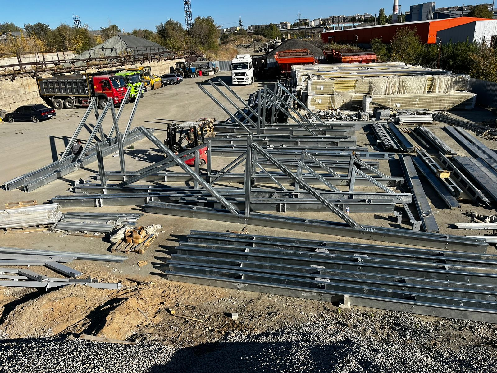 Сборка склада из ЛСТК