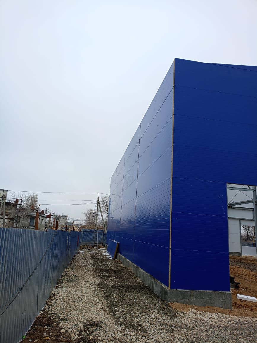 Выполнение работ по монтажу сэндвича