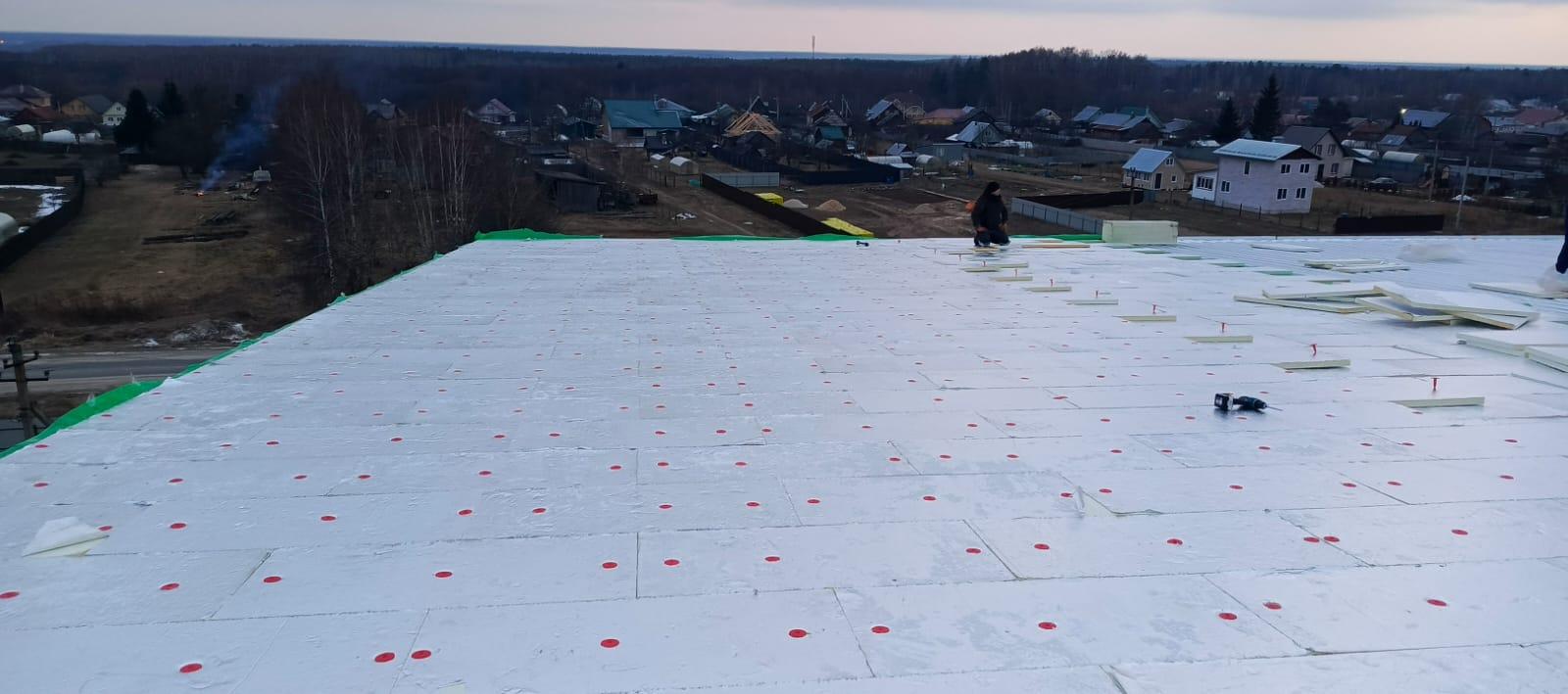 Утепление системы наборной кровли пир плитами