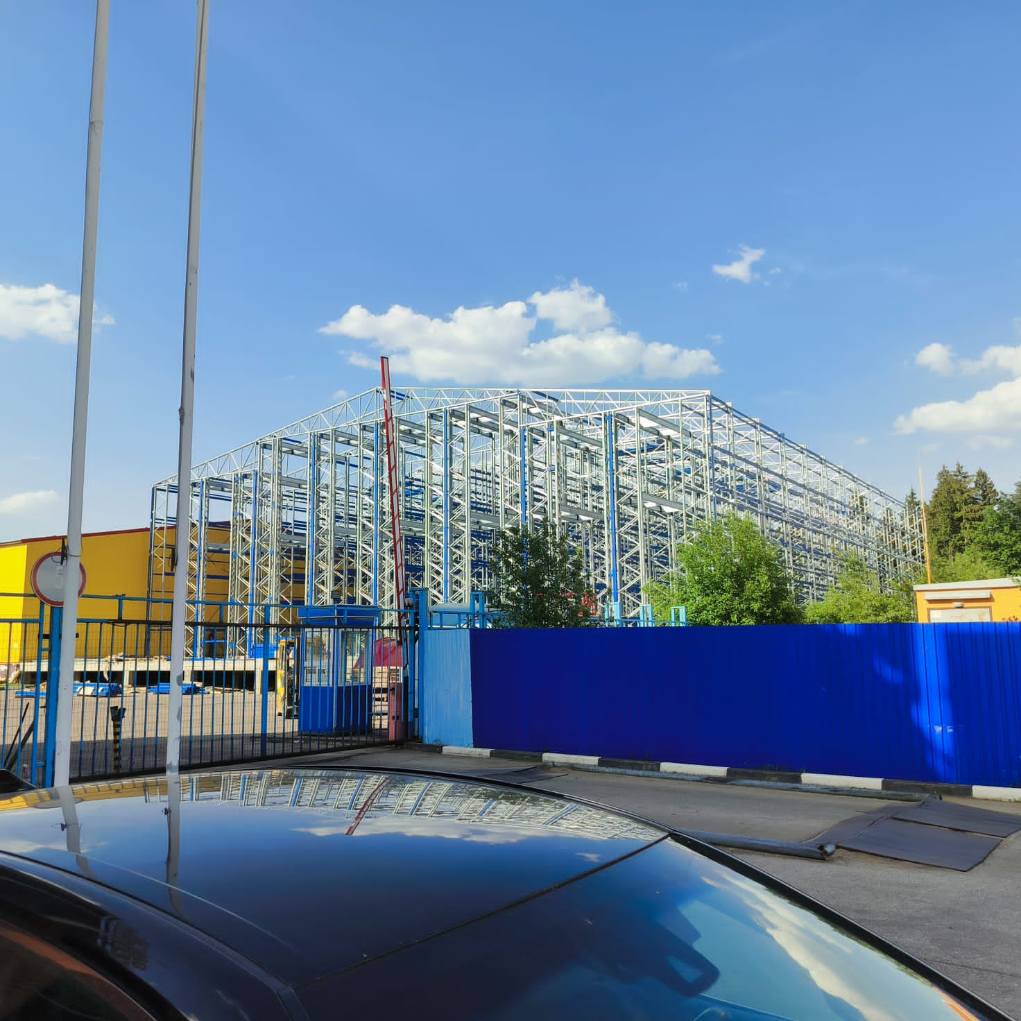 Каркас самонесущего склада