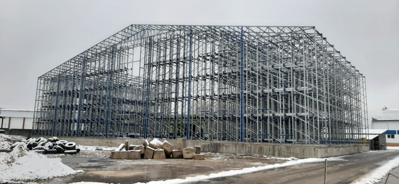 Строительство набивного снс склада