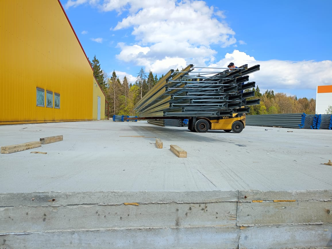 Подготовка фундамента под снс склад